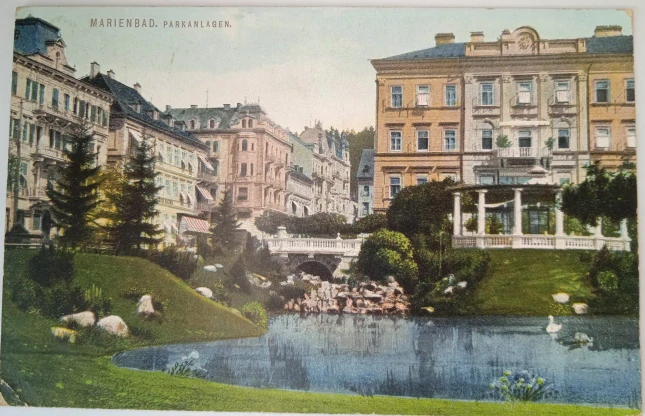 Pohlednice Mariánské lázně