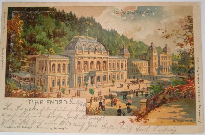 Pohlednice Mariánské lázně