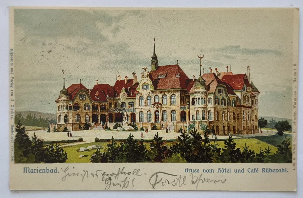 Mariánské Lázně pohlednice