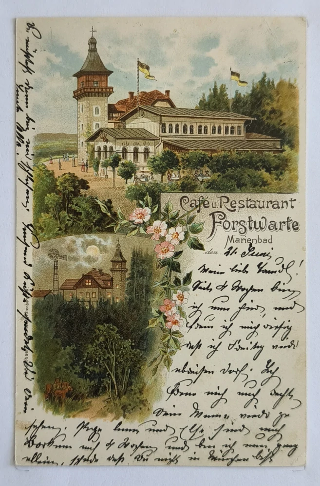 Mariánské Lázně pohlednice