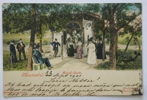 Mariánské Lázně pohlednice 