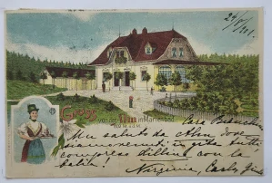 Mariánské Lázně pohlednice 