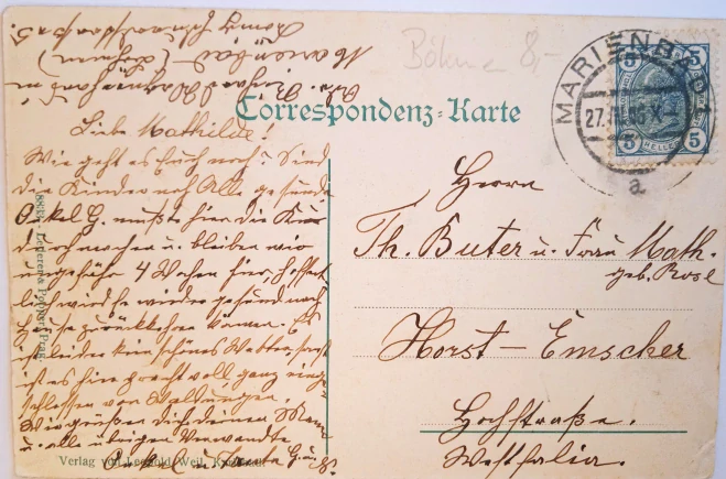 Pohlednice Mariánské lázně