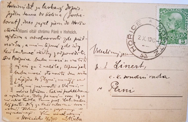 Pohlednice Chrám páně Hořice