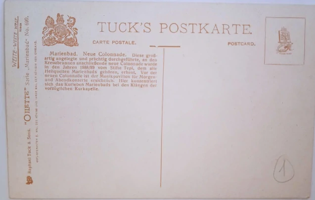 Pohlednice Mariánské lázně