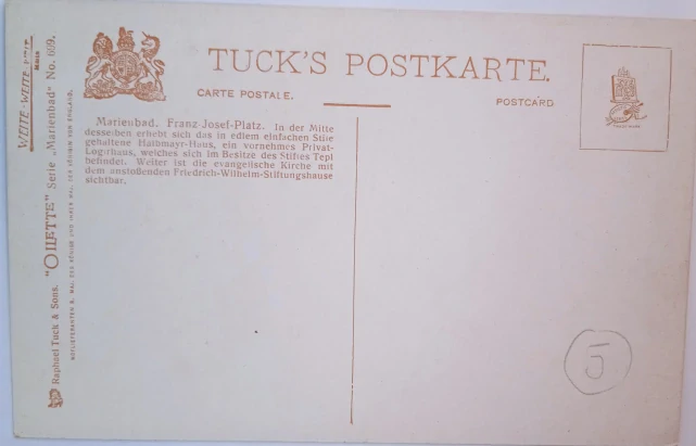 Pohlednice Mariánské lázně