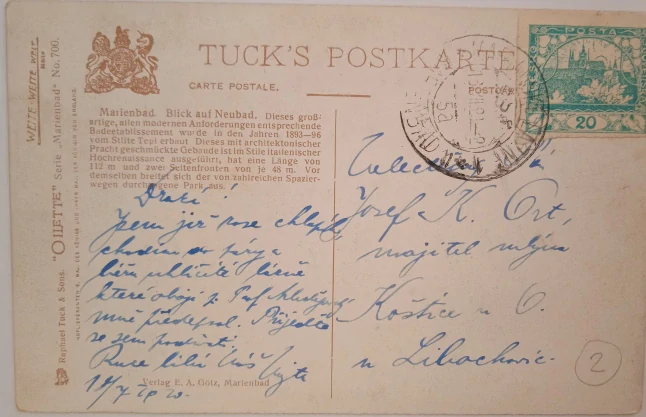 Pohlednice Mariánské lázně