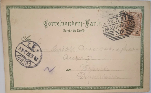 Raritní pohlednice Mariánské lázně