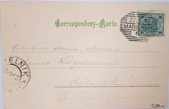 Pohlednice Mariánské lázně