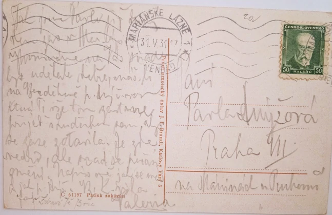 Pohlednice Mariánské lázně