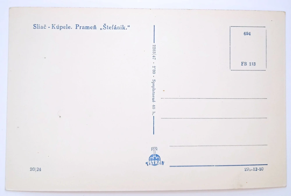 Pohlednice Sliač - Slovensko