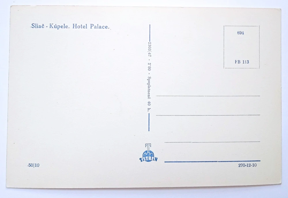 Pohlednice Slovensko - Sliač