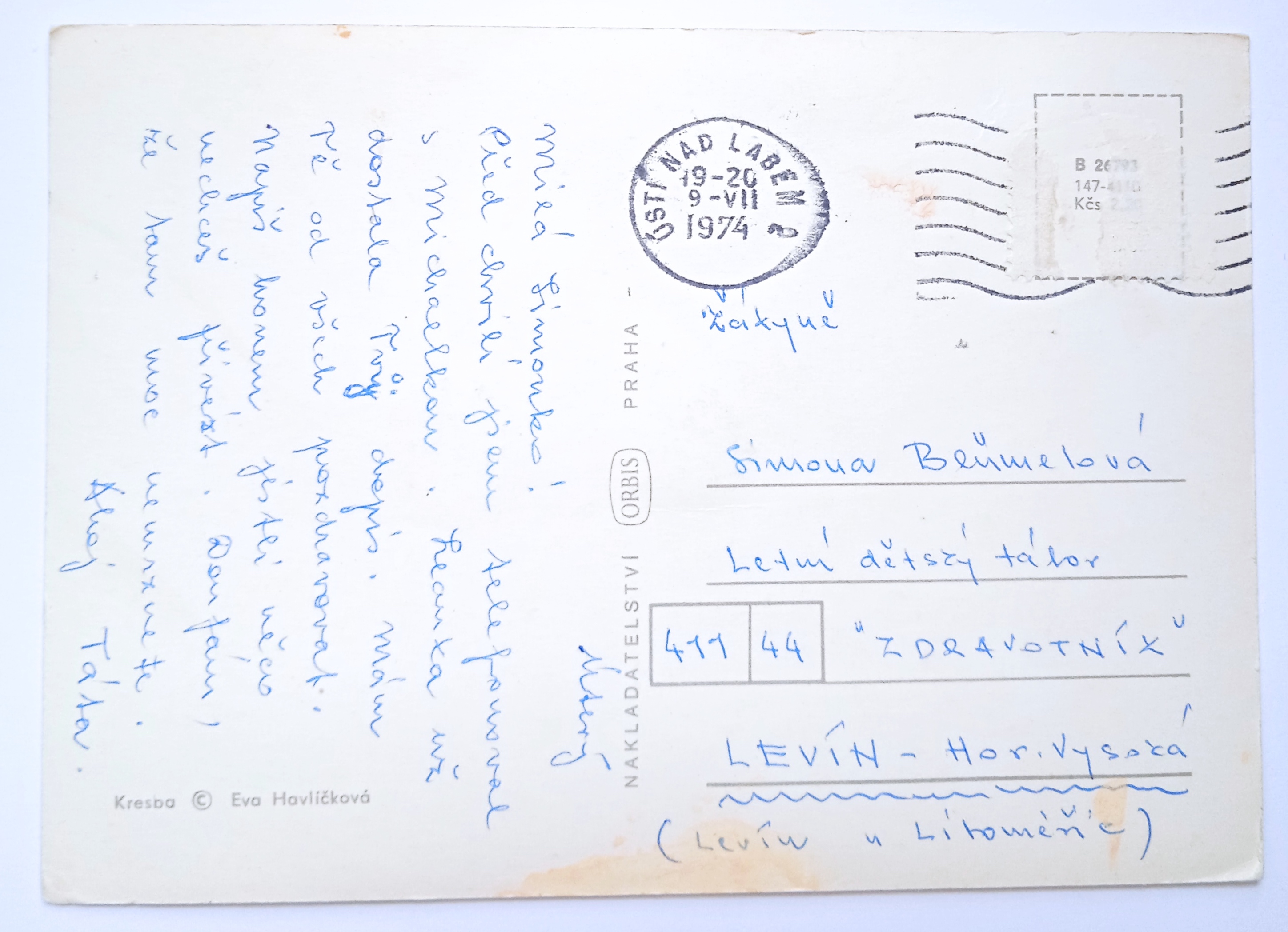 Dětská pohlednice 3D