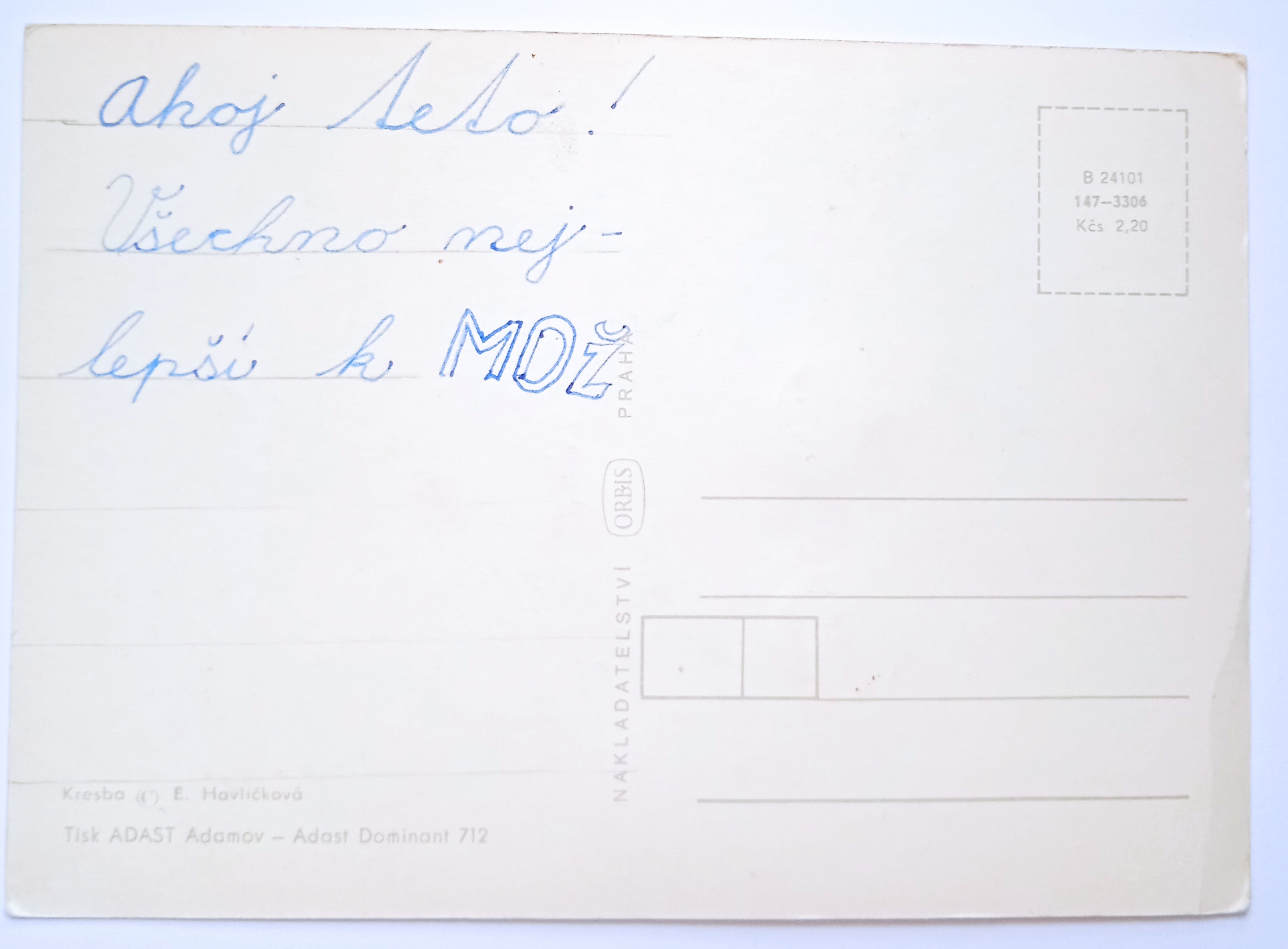 Dětská pohlednice 3D