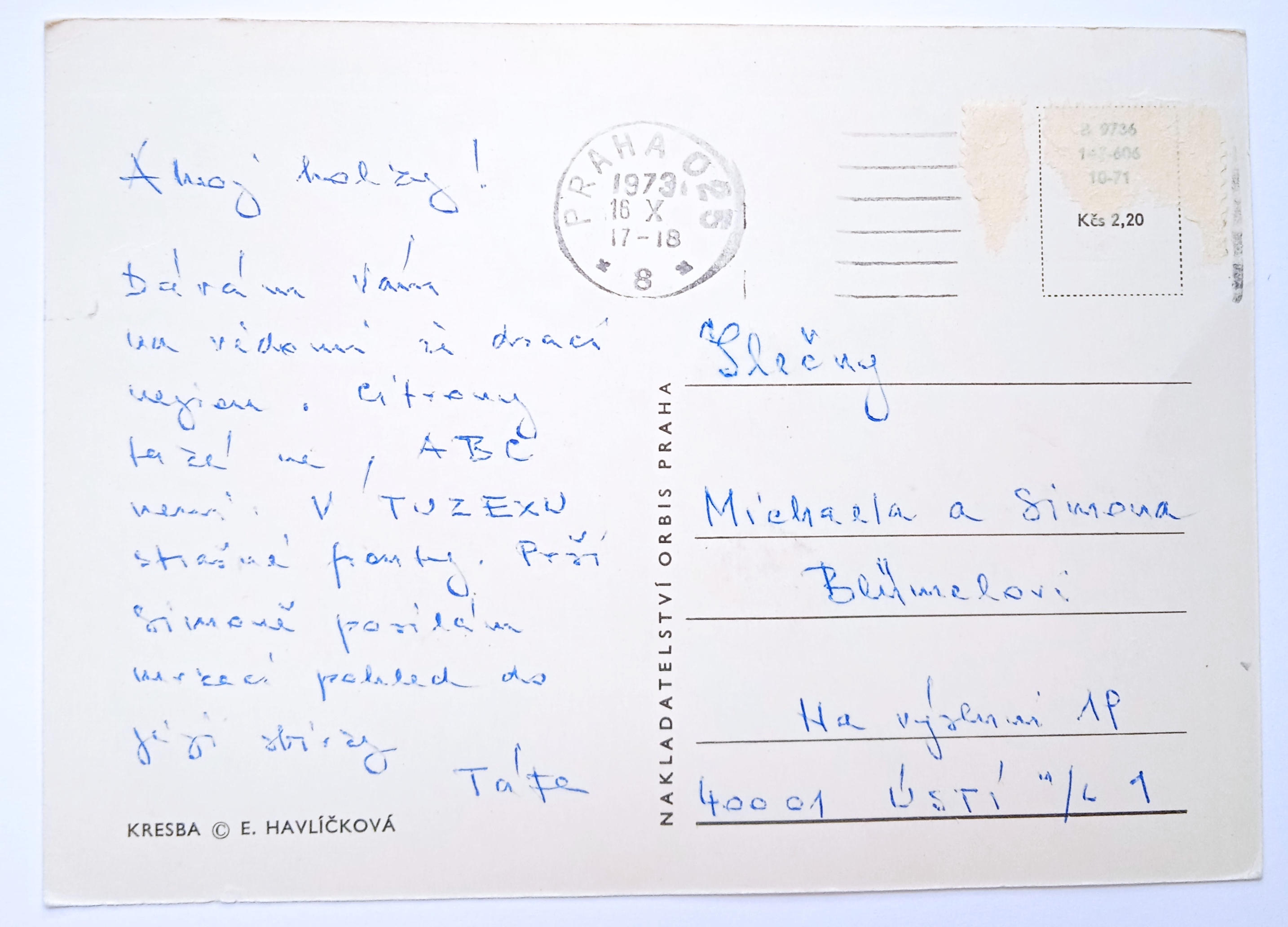 Dětská pohlednice 3D