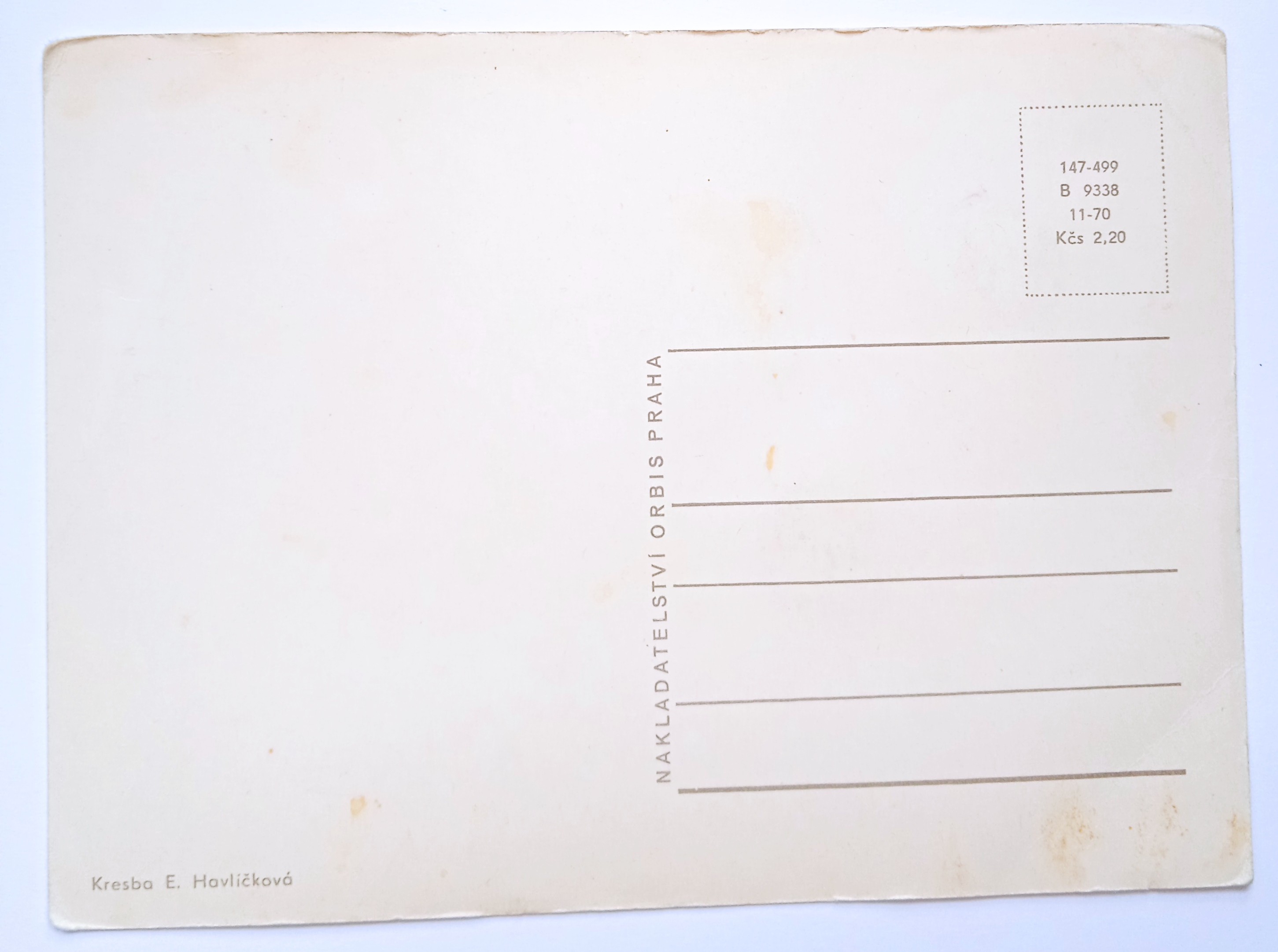 Dětská pohlednice 3D mrkací