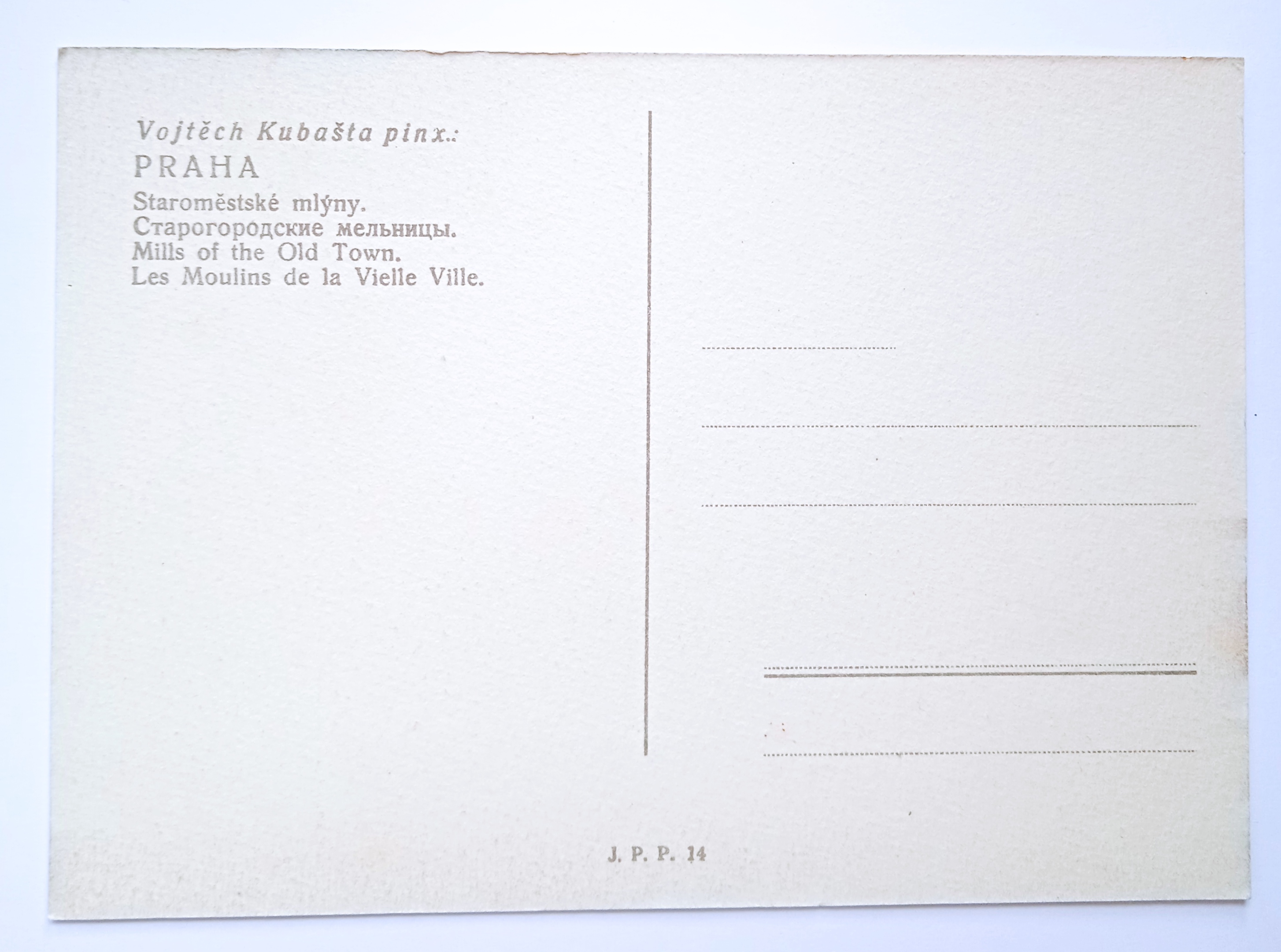 Pohlednice Praha