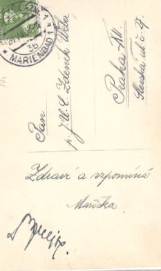 Pohlednice Mariánské lázně