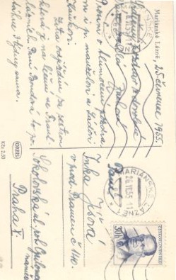 Pohlednice Mariánské lázně