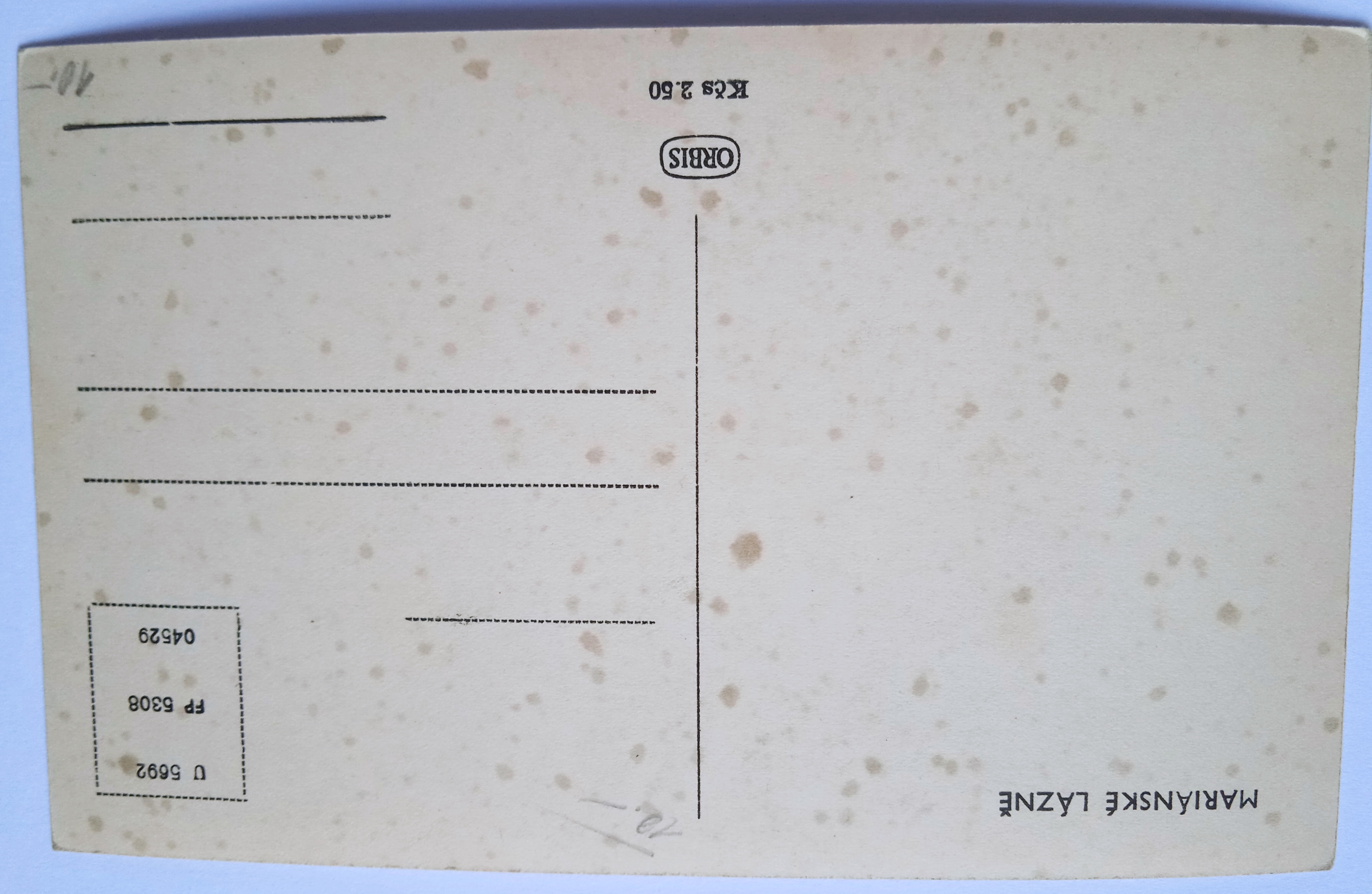 Pohlednice Mariánské lázně