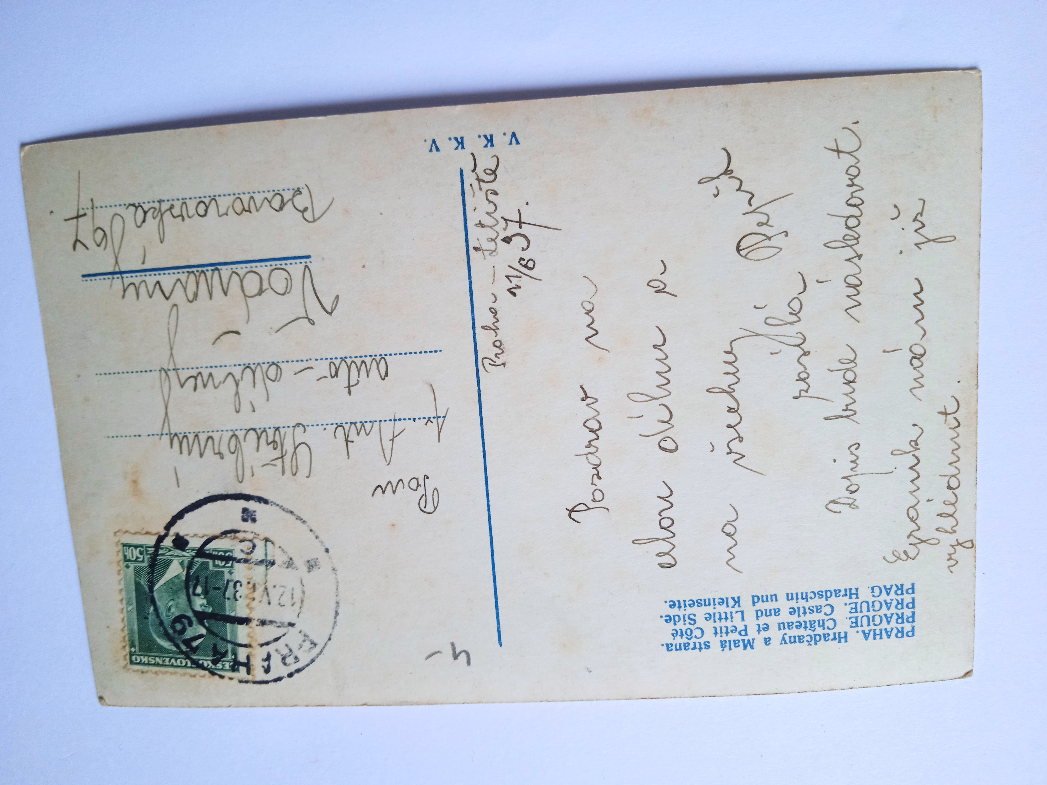 Pohlednice Hradčany a Malá Strana