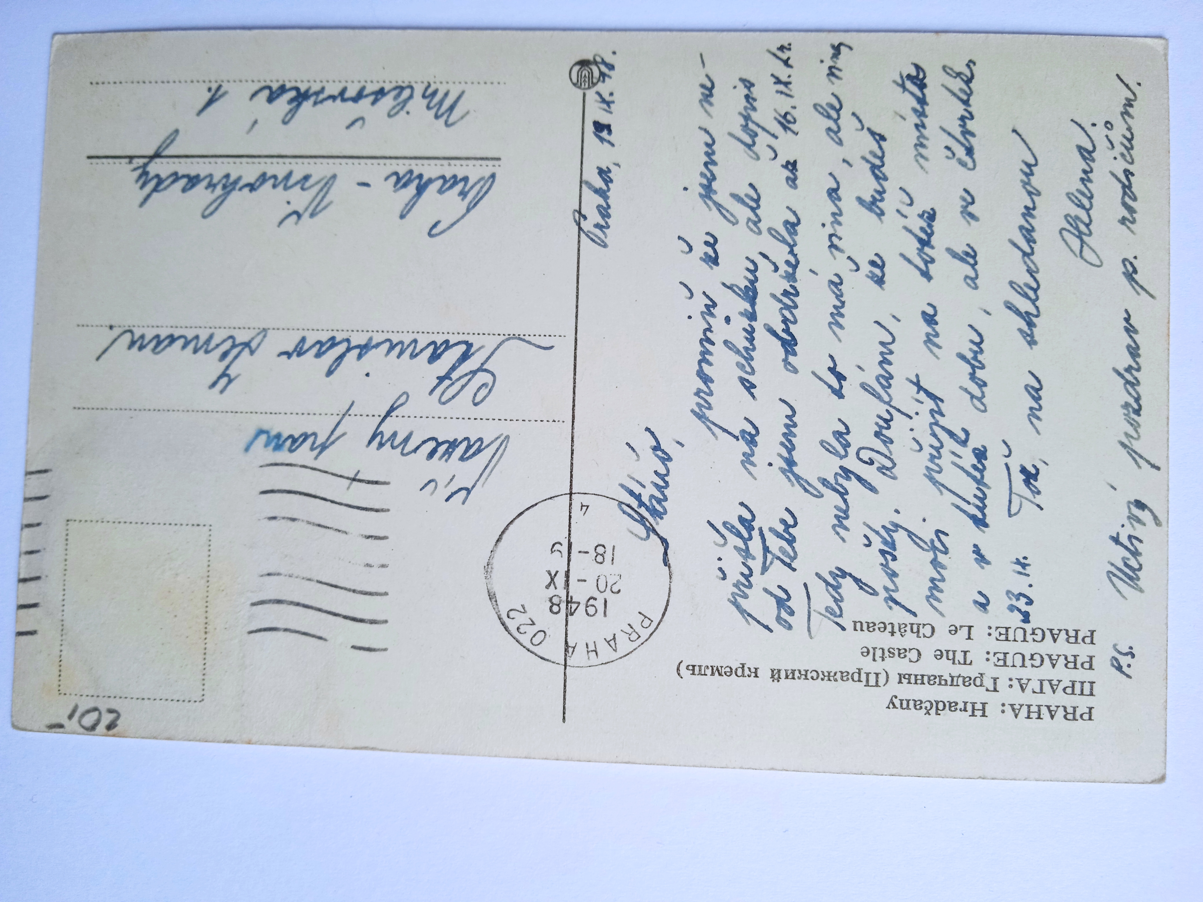 Pohlednice Praha Hradčany