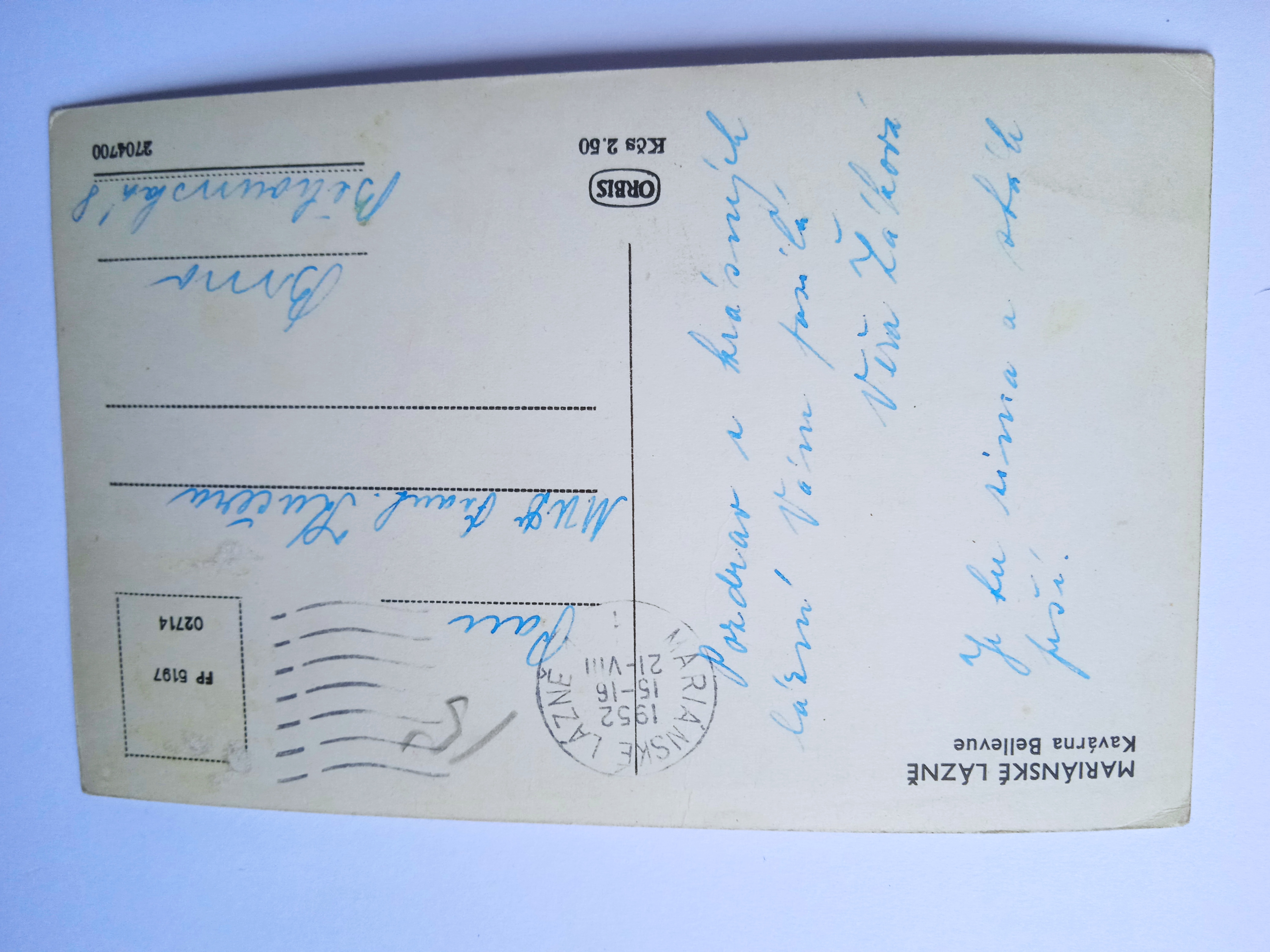 Pohlednice Mariánské lázně