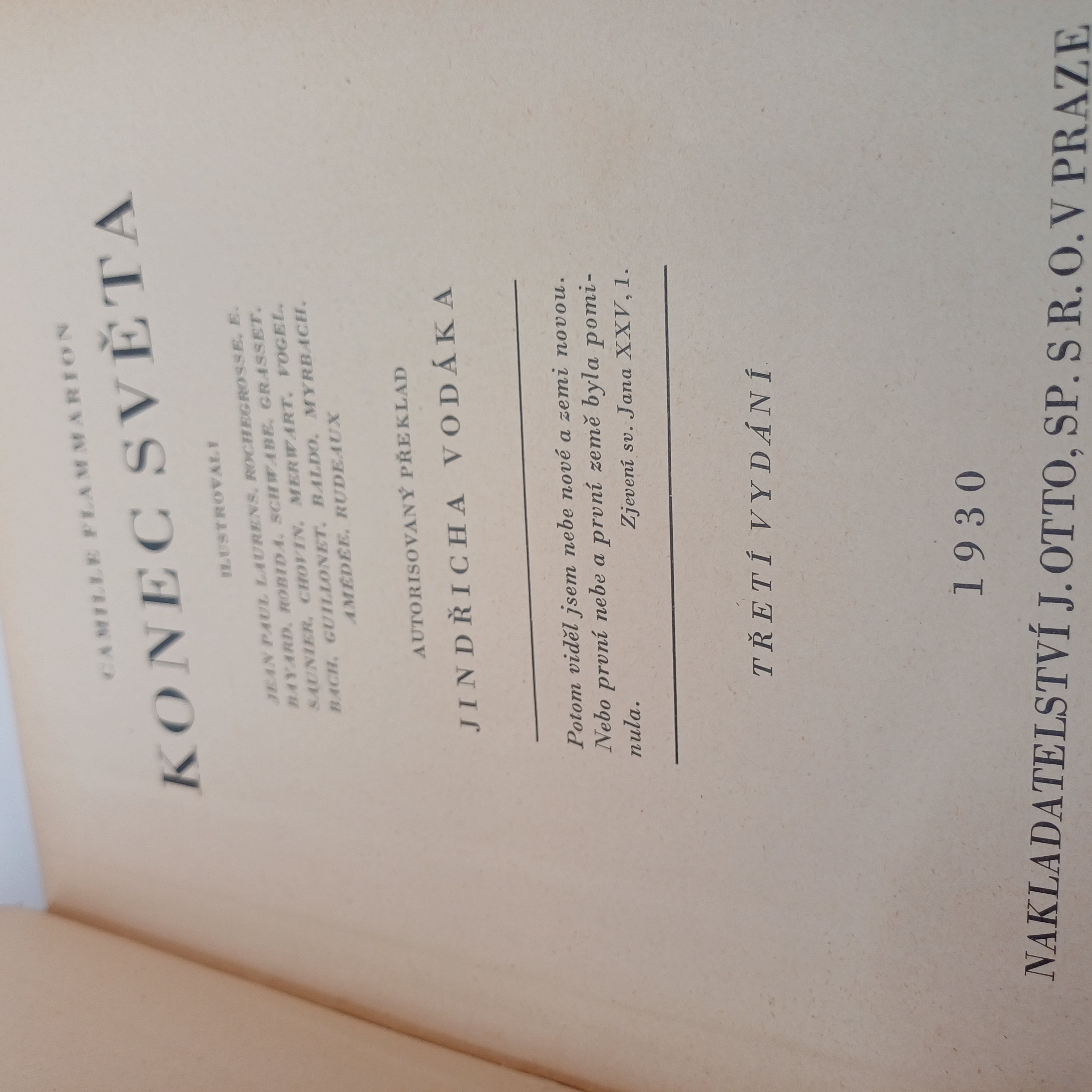 Konec světa, Camille Flammarion 