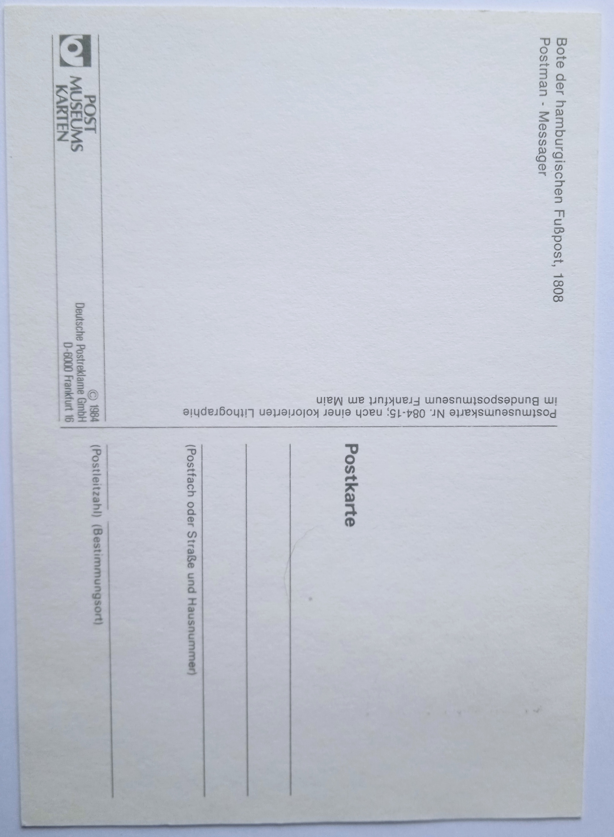 FDC Pohlednice Německá pošta