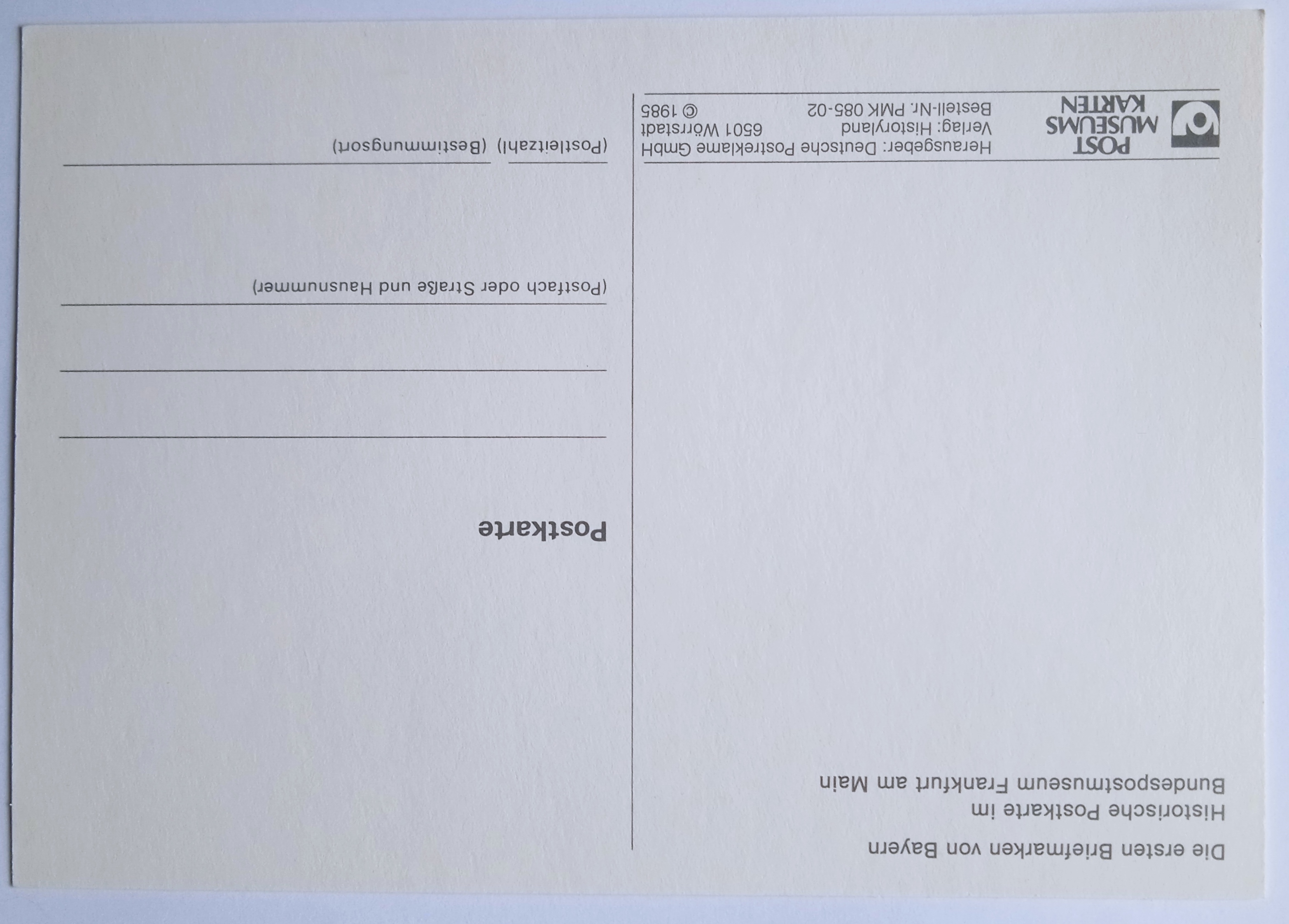 Pohlednice briefmarken von Bayern