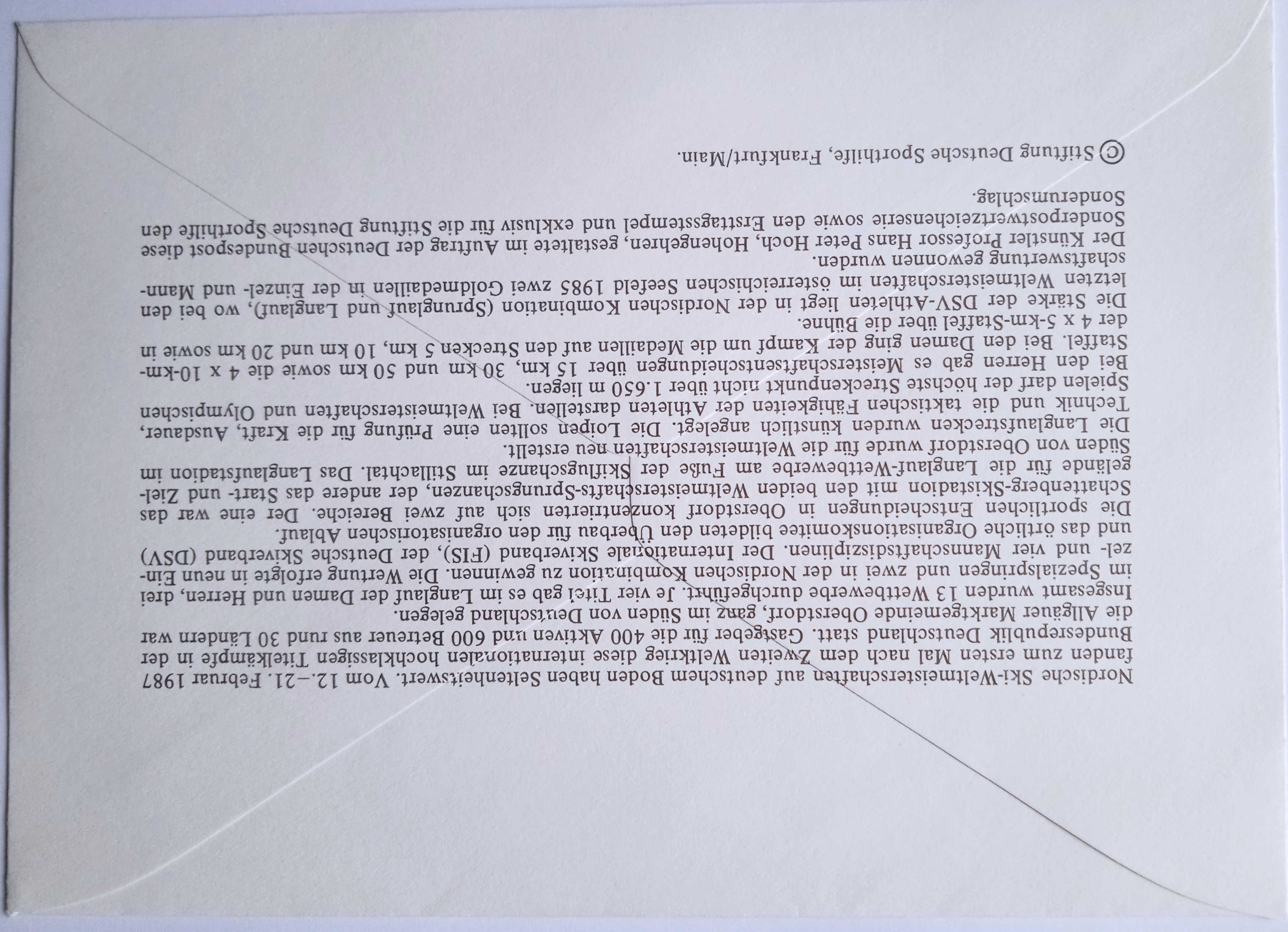 obálka lyžařský sport