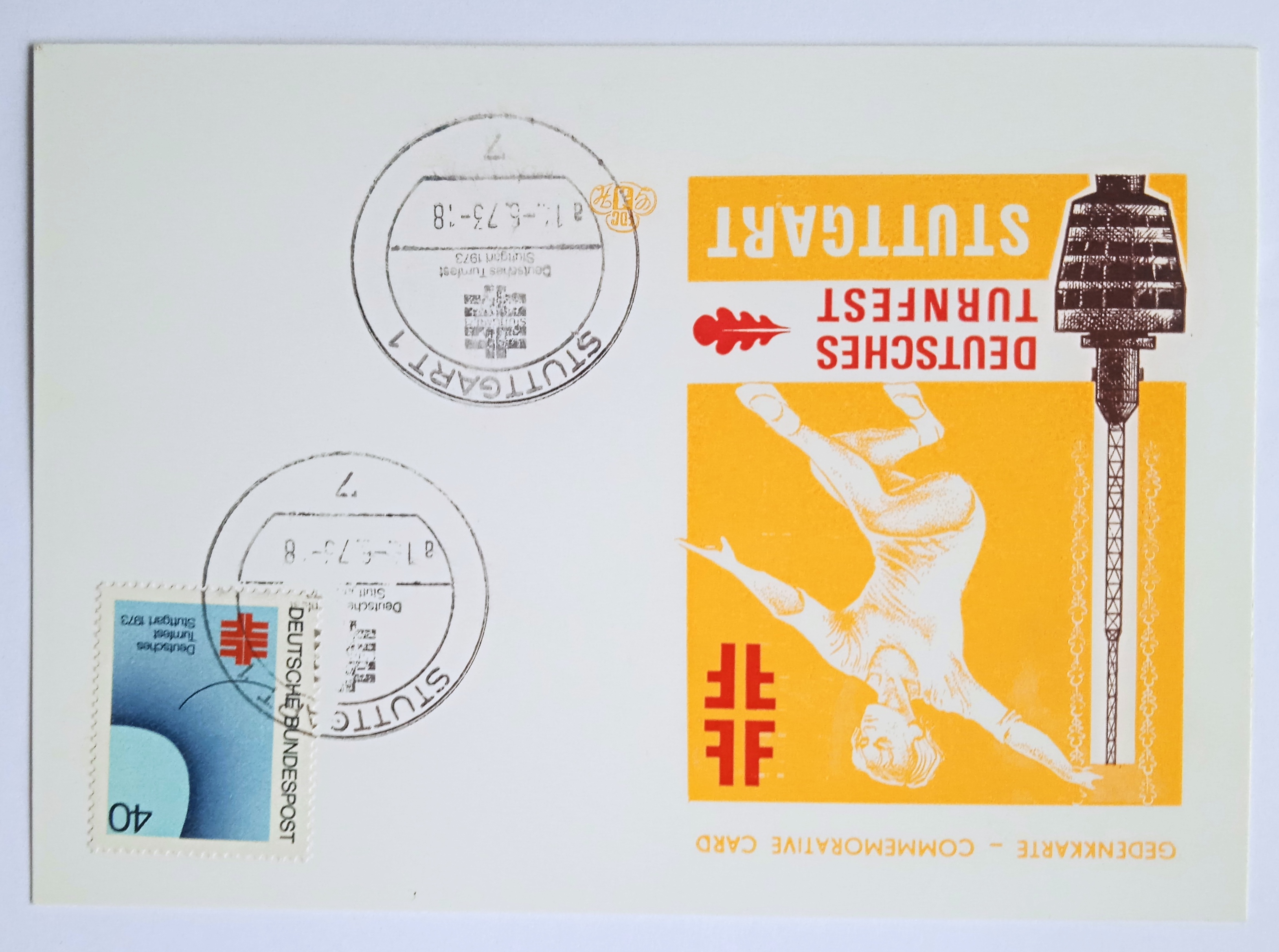 Karty gymnastika turnfest Stuttgart