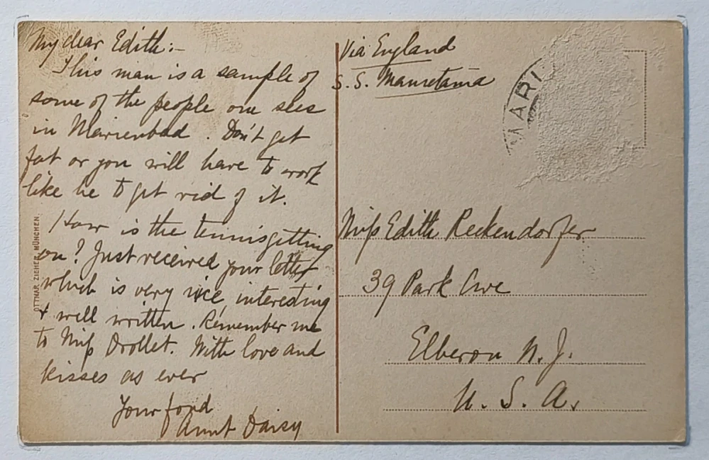 Mariánské Lázně pohlednice