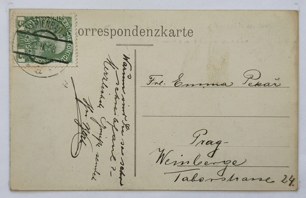 Mariánské Lázně pohlednice 