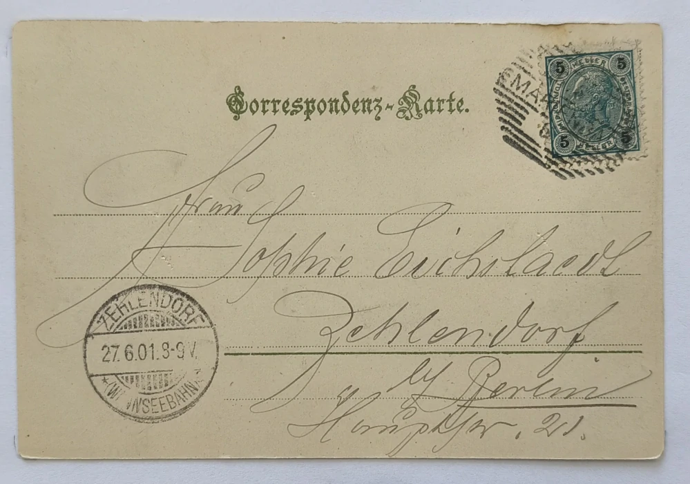 Mariánské Lázně pohlednice 