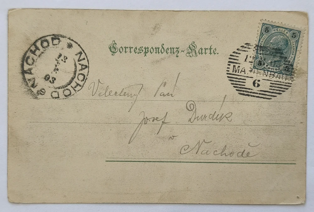 Mariánské Lázně pohlednice 