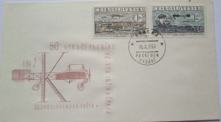 Obálka 50. výročí vzletu Inž.Kašpara