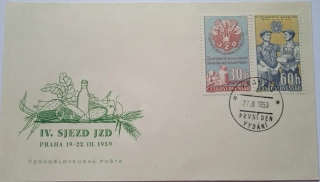 Obálka IV. sjezd JZD
