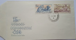 Obálka 15. výročí osvobození ČSR