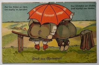 Mariánské Lázně pohlednice