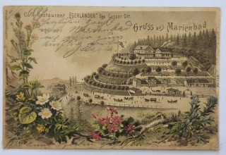 Mariánské Lázně pohlednice 