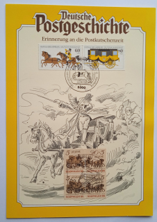 FDC leták německá spolková pošta