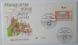 Obálka 400 let frankfurtské burzy