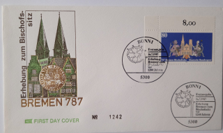 obálka 787 Bremen Bischofs-sitz
